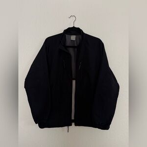 NIKE Wind & Rain Resistant Quick-Dry Full Zip Black Jacket Women’s Size Medium